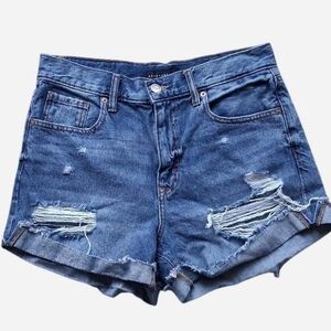 Aeropostale Distressed Denim Jean Shorts